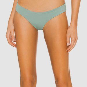 NWT - L*SPACE Sandy Bikini Bottoms in Reef Green (small white ?paint? Stain)